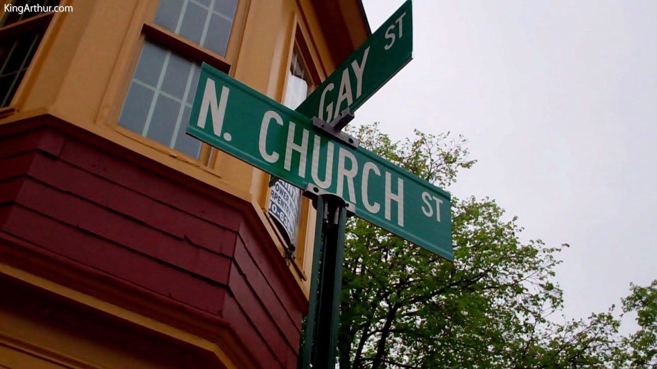 Gay and Church Street Signs
