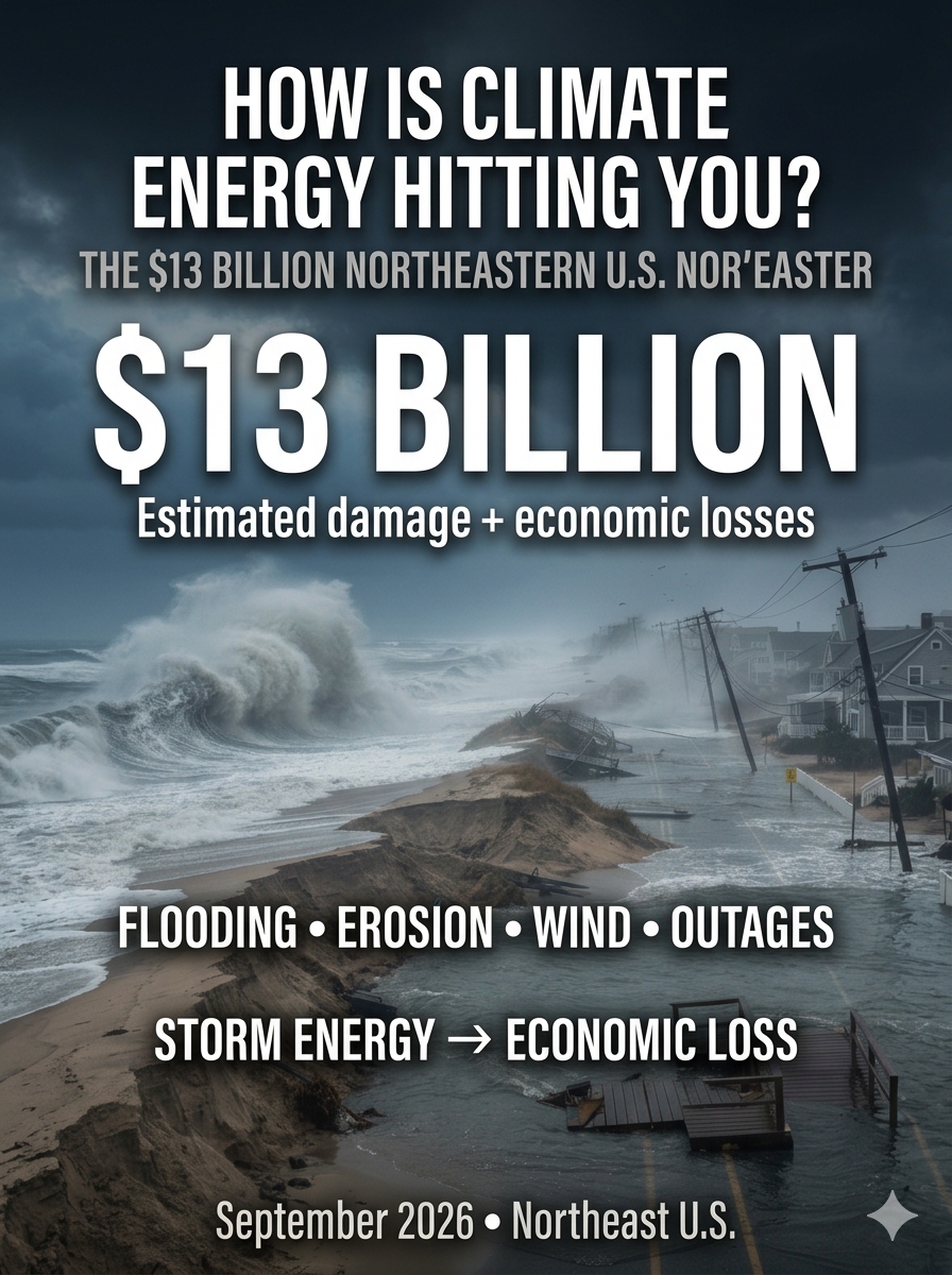 $13 Billion Northeastern U.S. Nor’easter